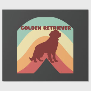 Golden Retriever Wrapping Paper