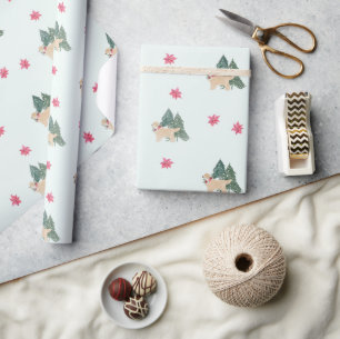 Golden Retriever Wrapping Paper
