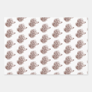 Golden Retriever Wrapping Paper Sheet