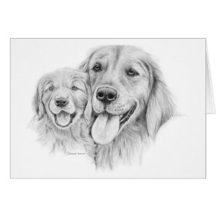 Golden Retrievers Card