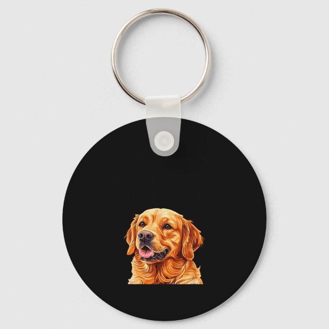 Golden Retrievers Do Not Have Owners They Have Sta Key Ring (Front)