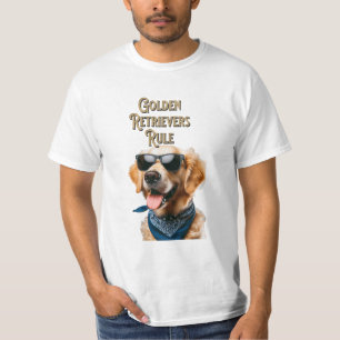 Golden Retrievers Rule T-Shirt
