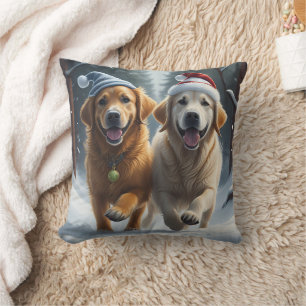 Golden retrievers Throw Pillow