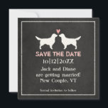 Golden Retrievers Wedding Save the Date<br><div class="desc"></div>