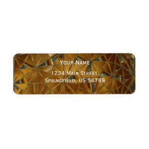 golden return address label