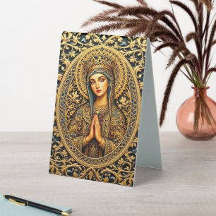 Golden Reverence Virgin Mary