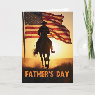 Golden Rider Fathers Day Card