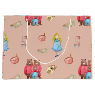 Golden Rites and Three Bears Large Gift Bag