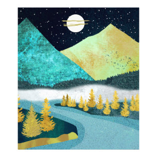 Golden River Photo Print