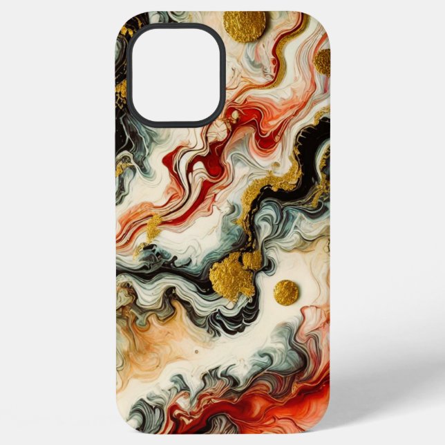 Golden rivers iPhone case (Back)