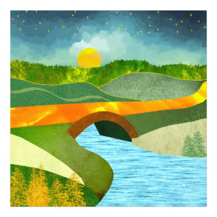 Golden Road Photo Print