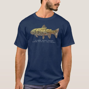 GOLDEN ROCK TROUT Talking Canyons, New Mexico T-Sh T-Shirt