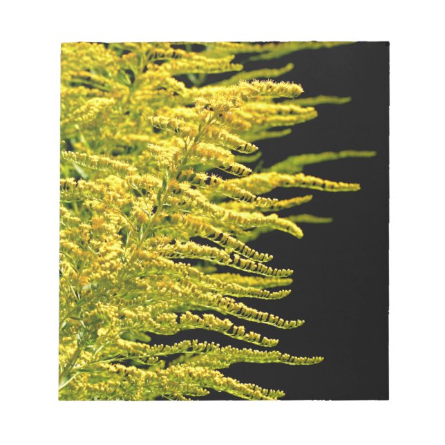 Golden rod gold diamond notepad (Front)