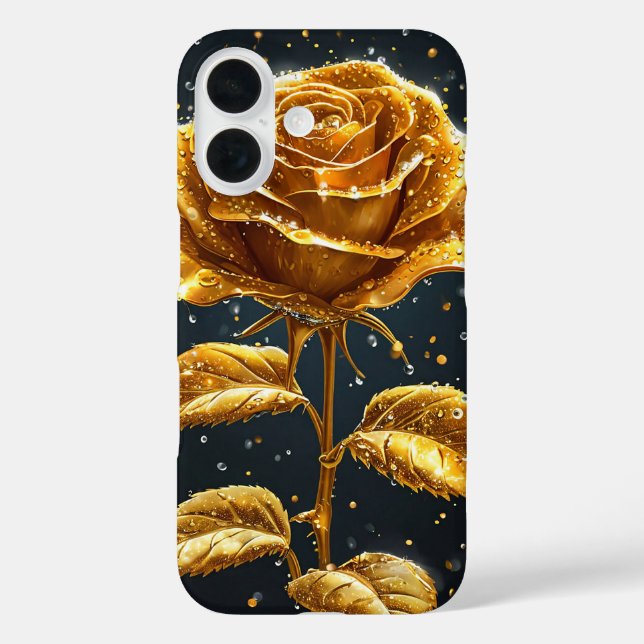 Golden rose Case-Mate iPhone case (Back)