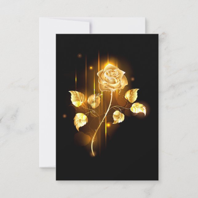 Golden rose ( gold rose ) announcement (Front)