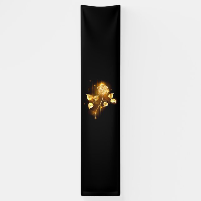 Golden rose ( gold rose ) banner (Vertical)