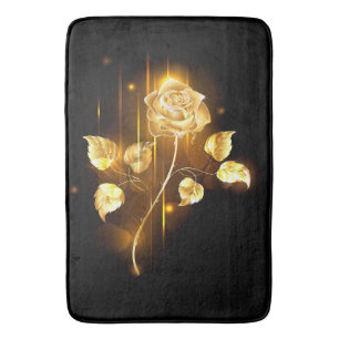 Golden rose ( gold rose ) bath mat