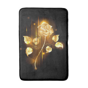 Golden rose ( gold rose ) bath mat