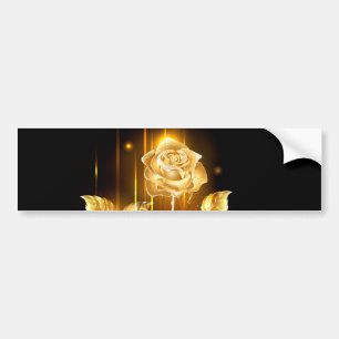 Golden rose ( gold rose ) bumper sticker