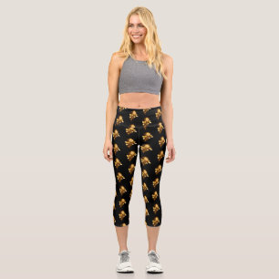 Golden rose ( gold rose ) capri leggings