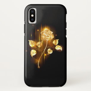 Golden rose ( gold rose ) iPhone XS case