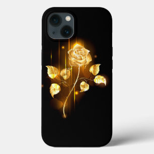 Golden rose ( gold rose ) iPhone 13 case
