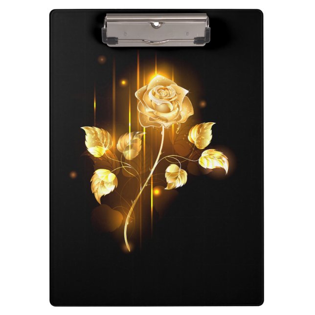 Golden rose ( gold rose ) clipboard (Front)