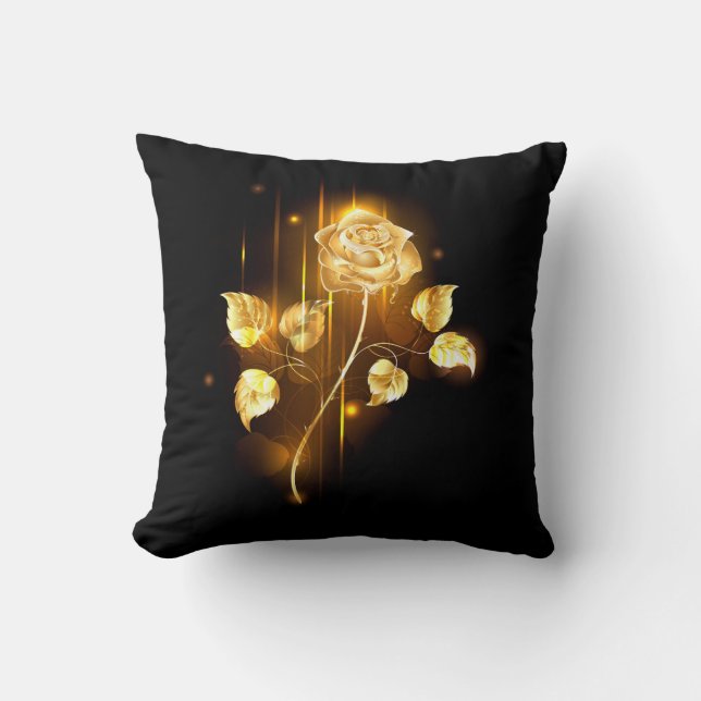 Golden rose ( gold rose ) cushion (Front)