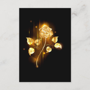 Golden rose ( gold rose ) enclosure card