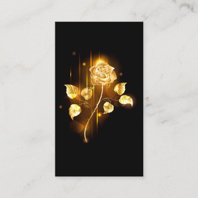 Golden rose ( gold rose ) enclosure card (Front)