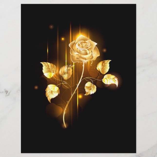 Golden rose ( gold rose ) flyer (Front)