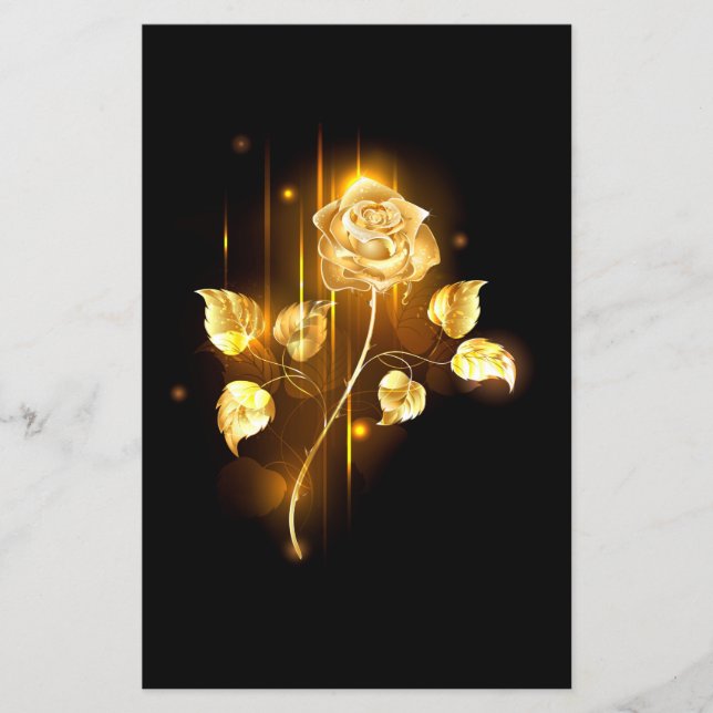 Golden rose ( gold rose ) flyer (Front)