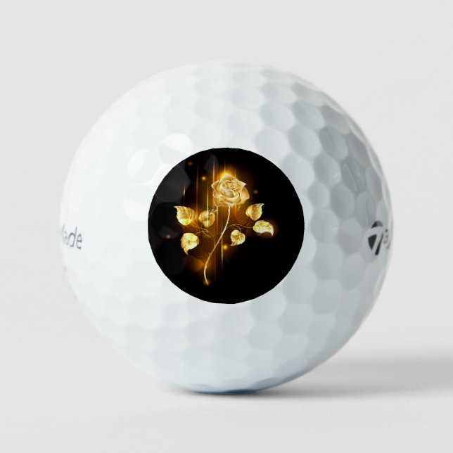 Golden rose ( gold rose ) golf balls (Front)
