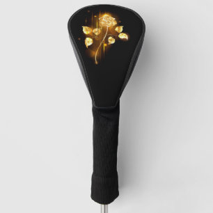 Golden rose ( gold rose ) golf head cover