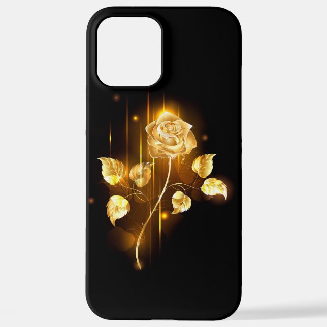 Golden rose ( gold rose ) iPhone case (Back)