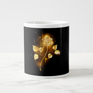 Golden rose ( gold rose ) large coffee mug