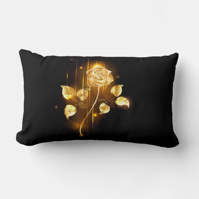 Golden rose ( gold rose ) lumbar cushion (Front)