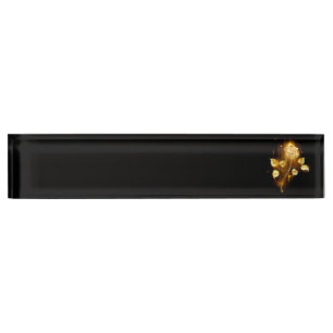 Golden rose ( gold rose ) nameplate