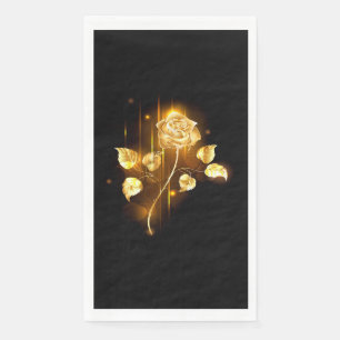 Golden rose ( gold rose ) napkin