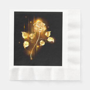 Golden rose ( gold rose ) napkin