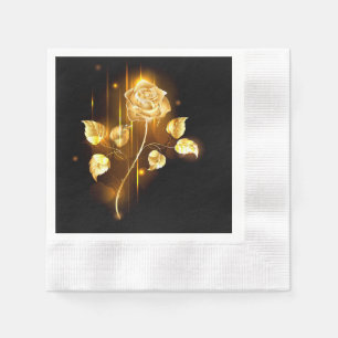 Golden rose ( gold rose ) napkin