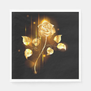 Golden rose ( gold rose ) napkin
