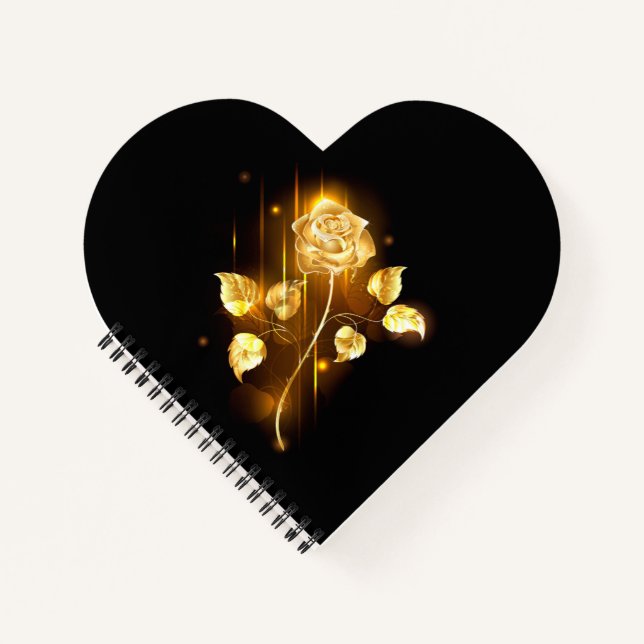 Golden rose ( gold rose ) notebook (Front)