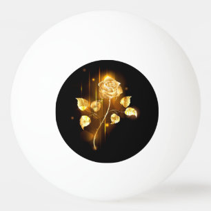 Golden rose ( gold rose ) ping pong ball