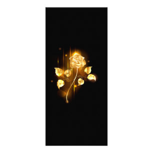 Golden rose ( gold rose ) rack card