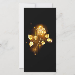 Golden rose ( gold rose ) save the date