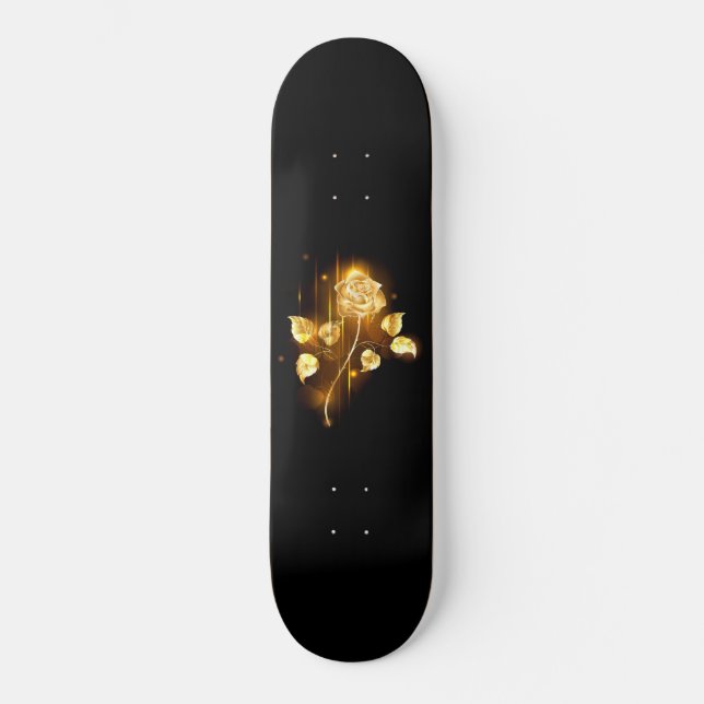 Golden rose ( gold rose ) skateboard (Front)
