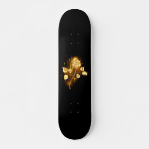 Golden rose ( gold rose ) skateboard