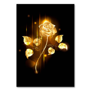 Golden rose ( gold rose ) table number