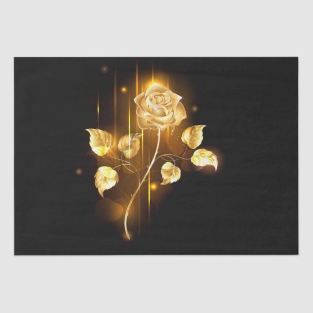Golden rose ( gold rose ) tissue paper (Front)